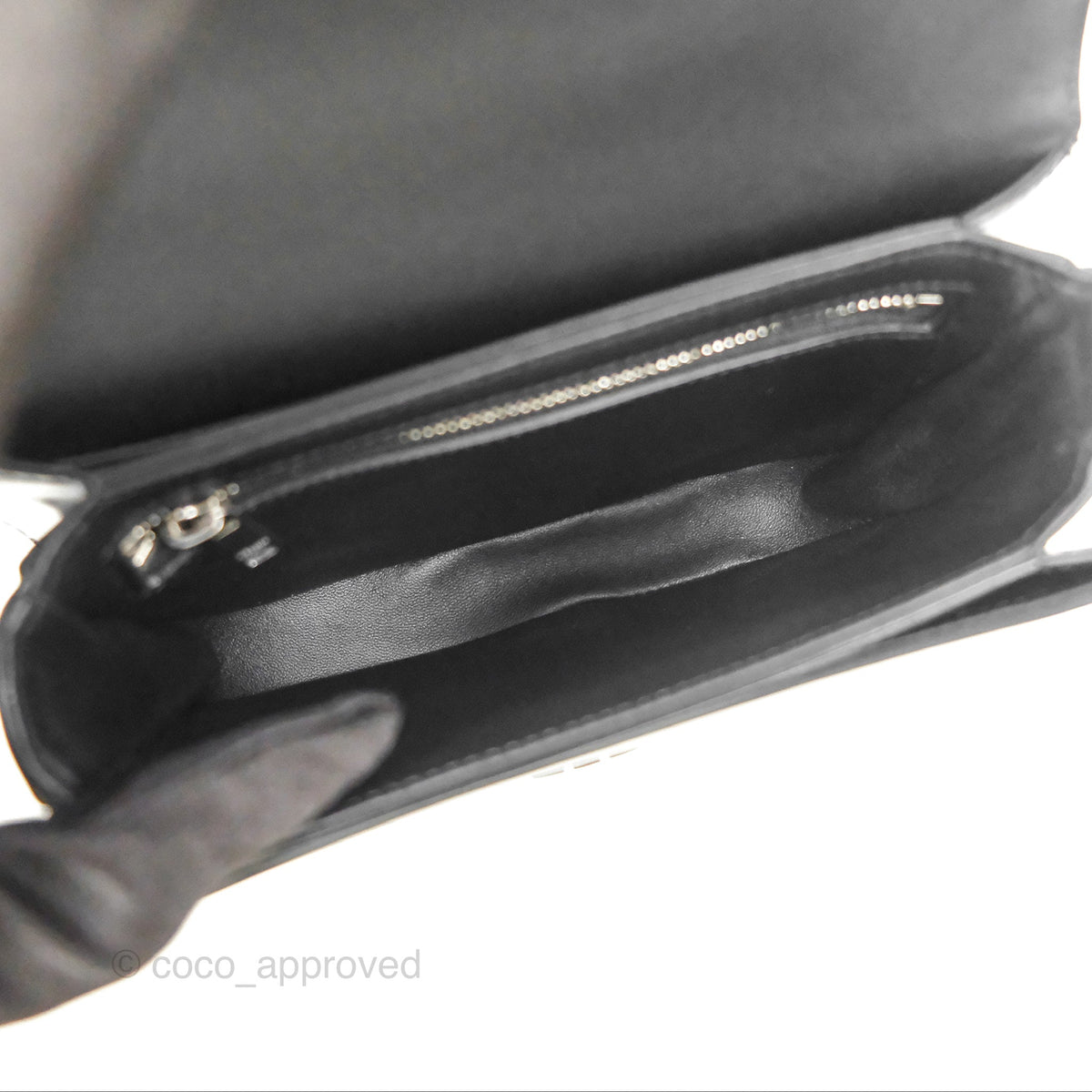 Celine Chain Besace Clea Shiny Calfskin So Black