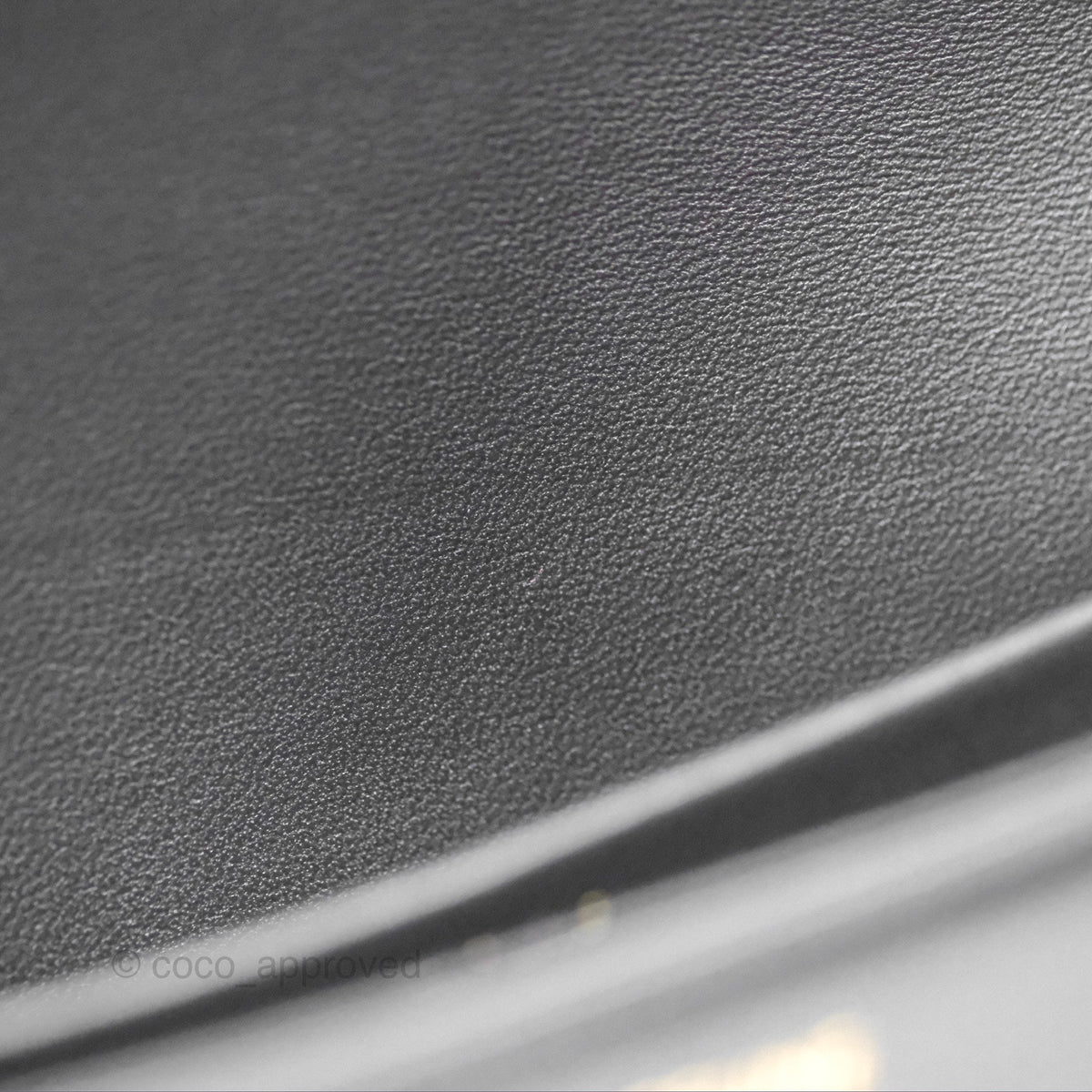 Celine Triomphe Shoulder Bag Black Calfskin