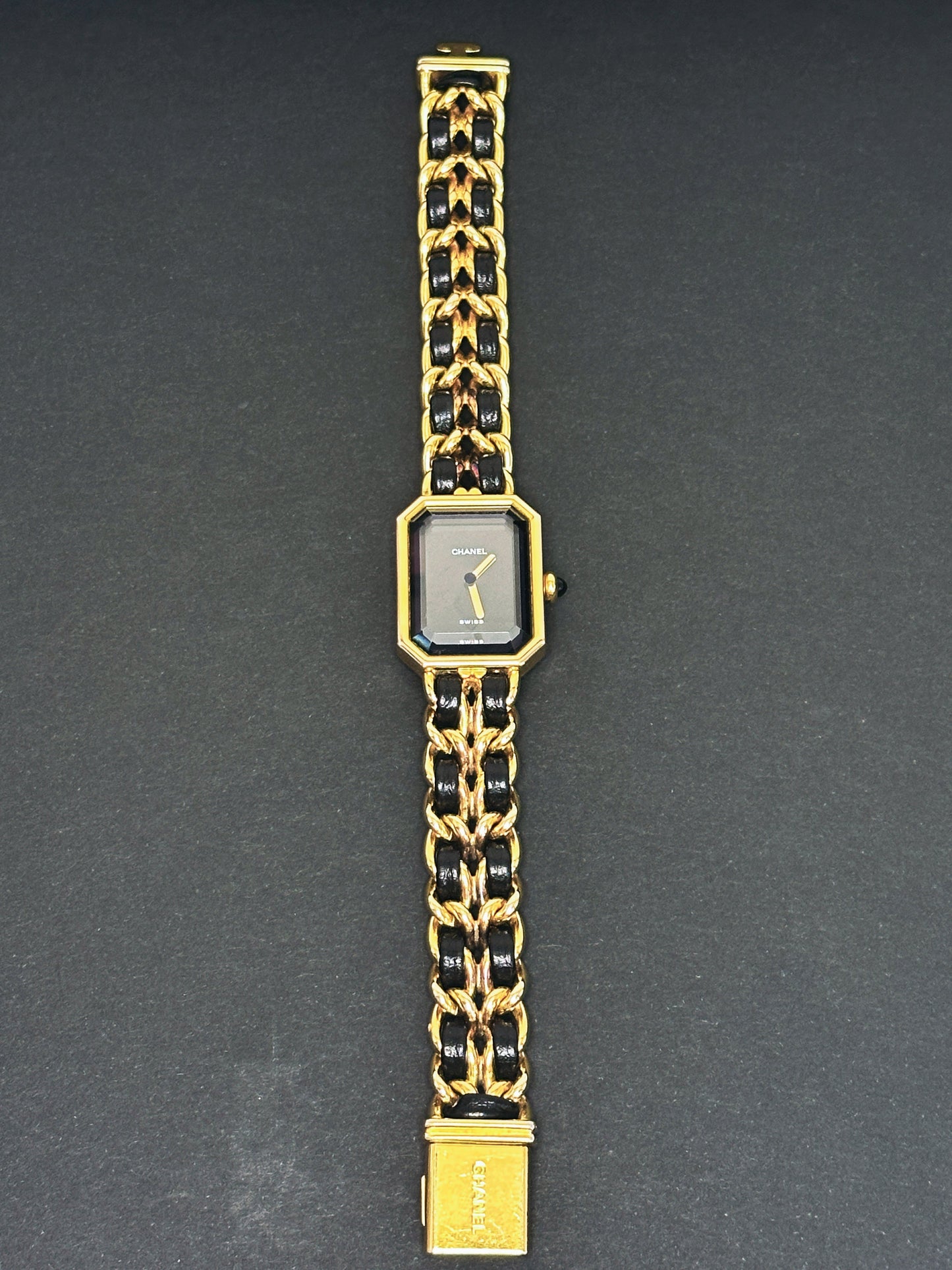 Chanel Premiere Quartz Watch Gold 1987 L size
