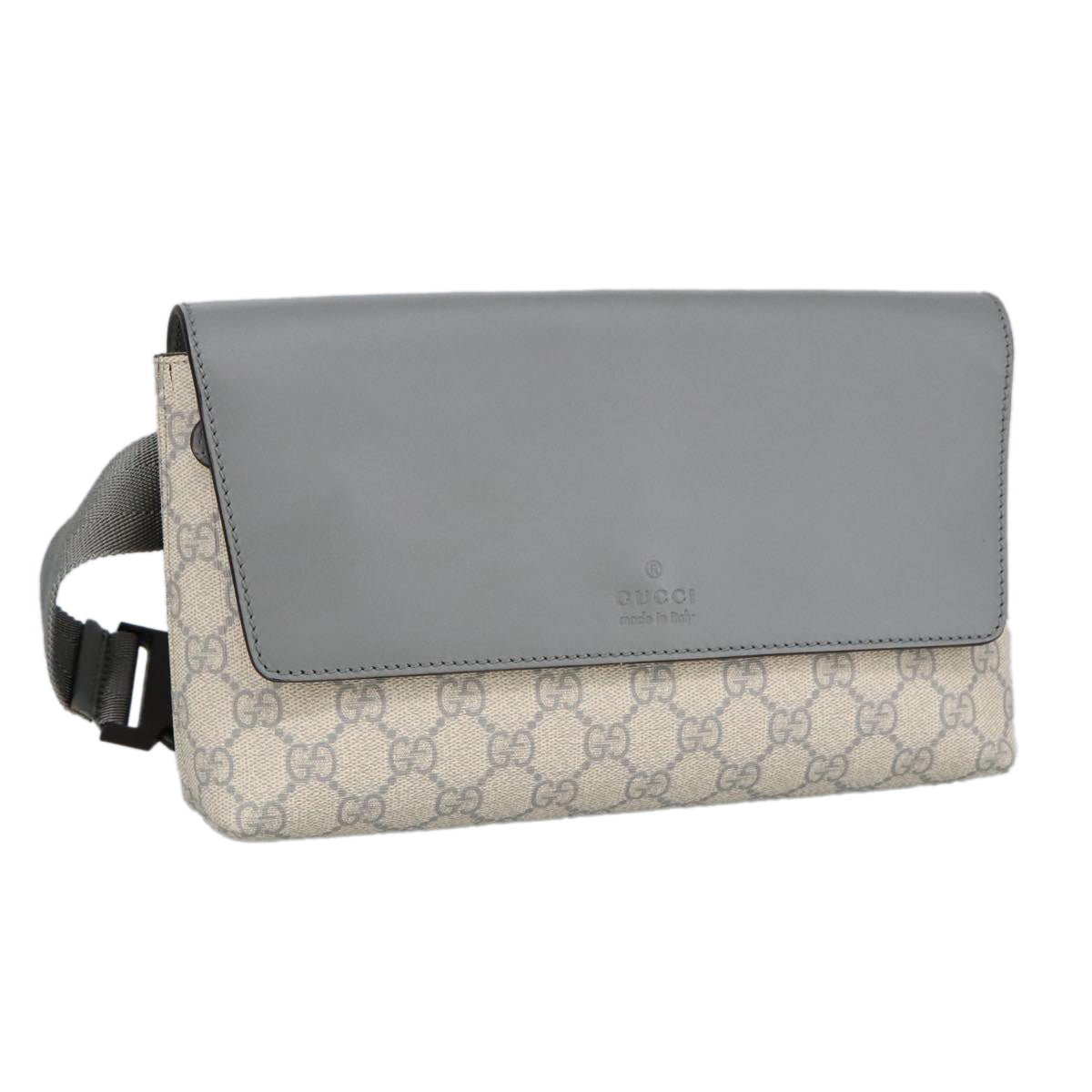 Gucci White Canvas Shoulder Bag ()