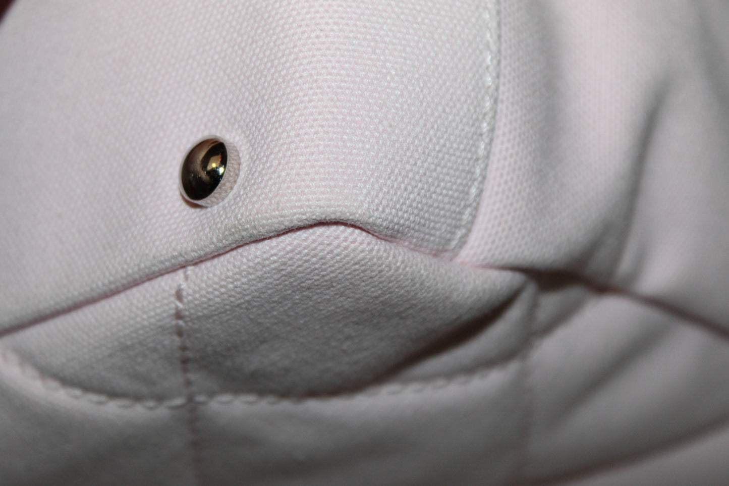 Chanel Pink Biarritz Canvas Leather Tote