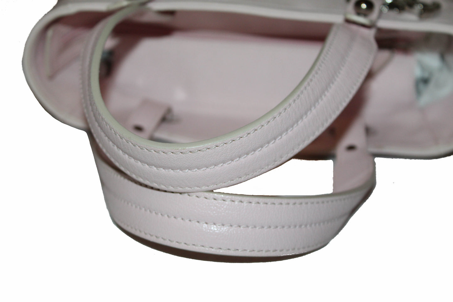 Chanel Pink Biarritz Canvas Leather Tote