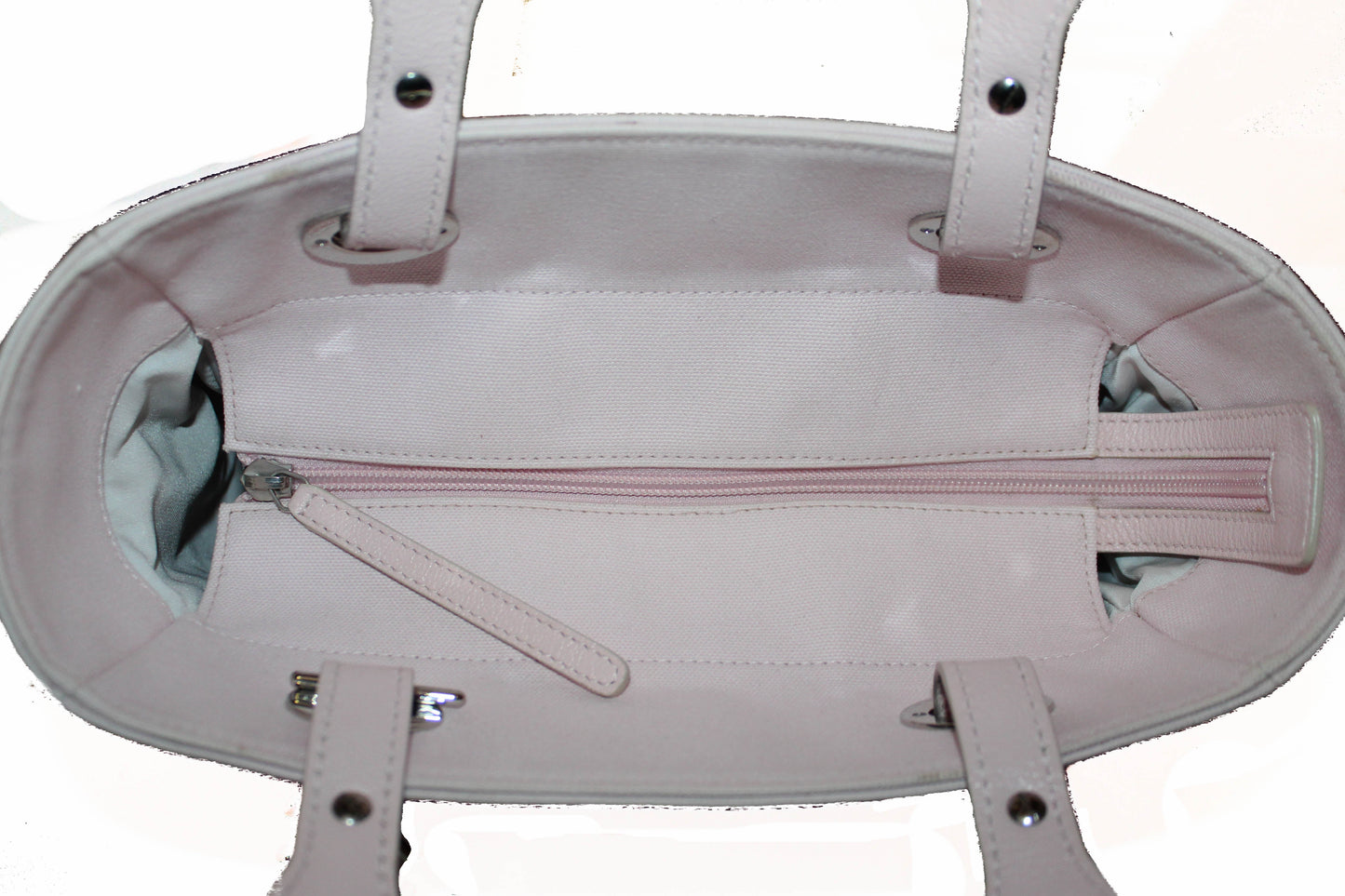 Chanel Pink Biarritz Canvas Leather Tote