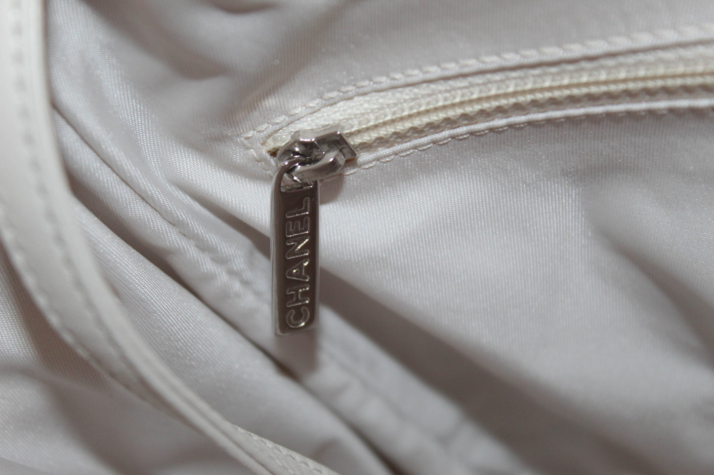 Chanel Pink Biarritz Canvas Leather Tote