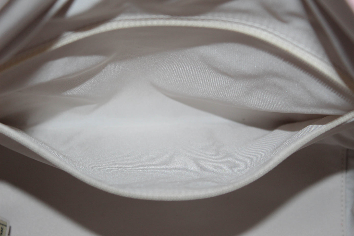 Chanel Pink Biarritz Canvas Leather Tote