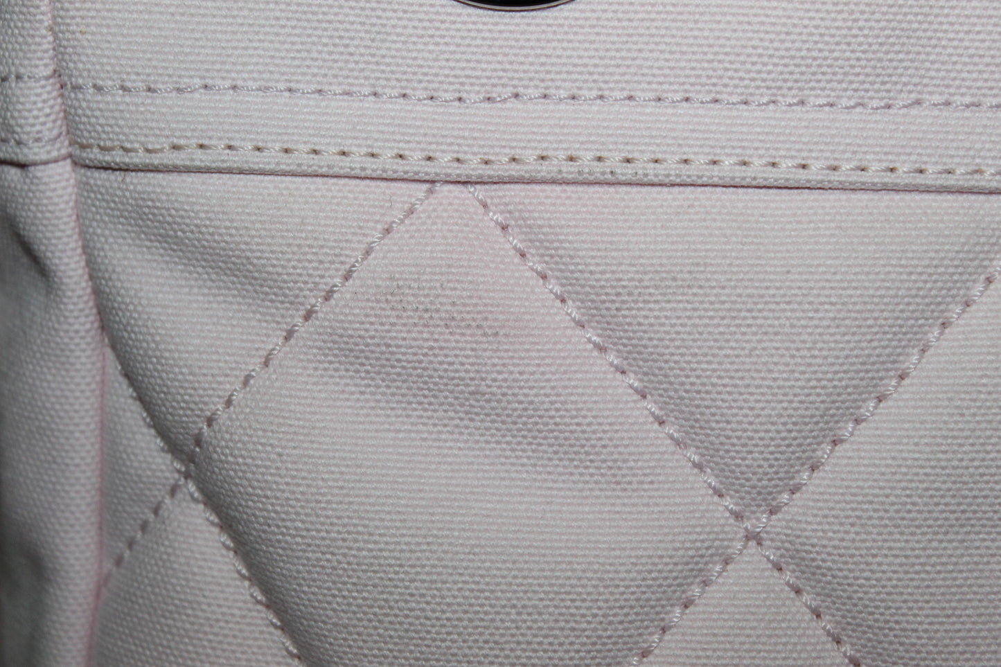 Chanel Pink Biarritz Canvas Leather Tote