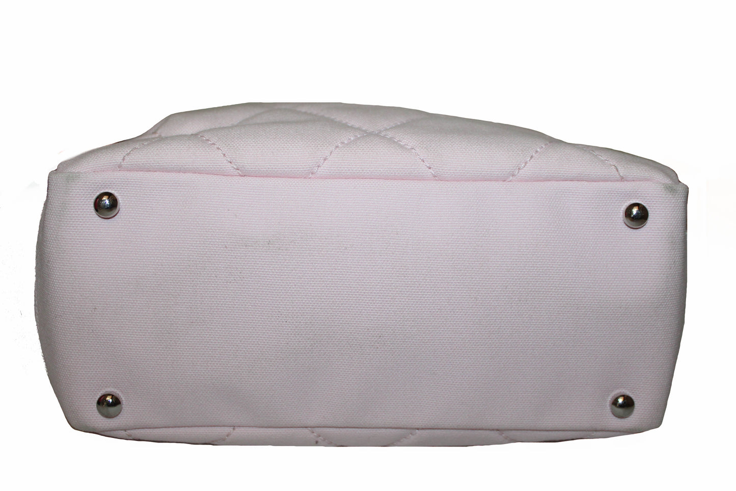 Chanel Pink Biarritz Canvas Leather Tote