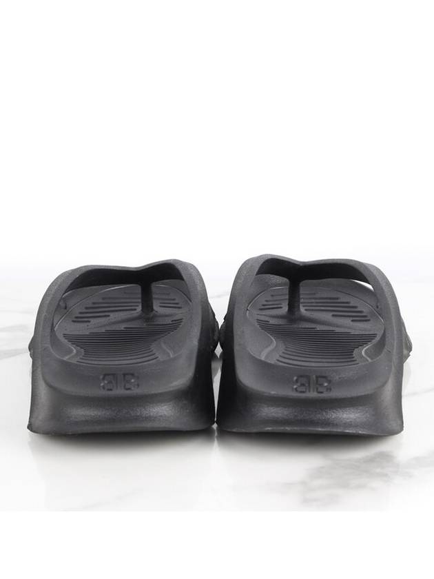Luxury Balenciaga  Flip flop slippers black 36 230