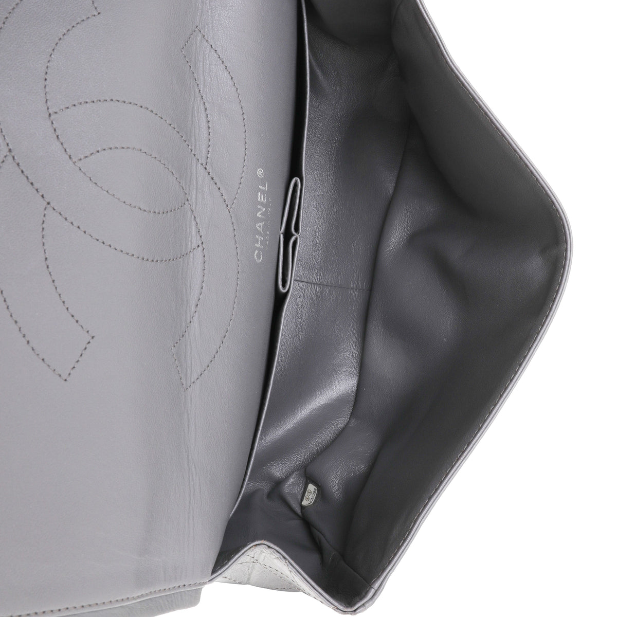 Top Quality Chanel Gray Quilted Aged Calfskin Reissue 2.55 227 Double New Bag