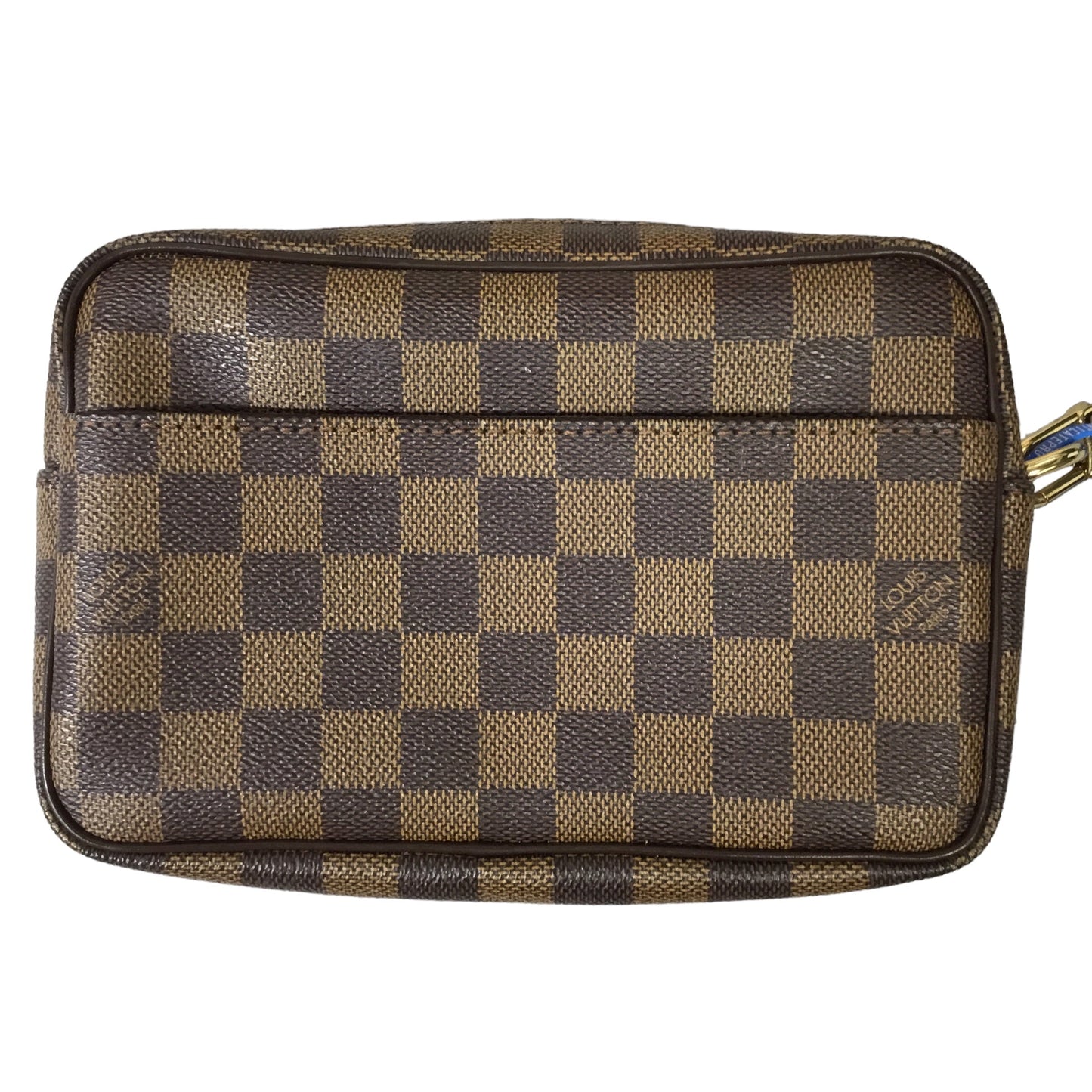 Brown Clutch Luxury Designer Louis Vuitton, Size Medium