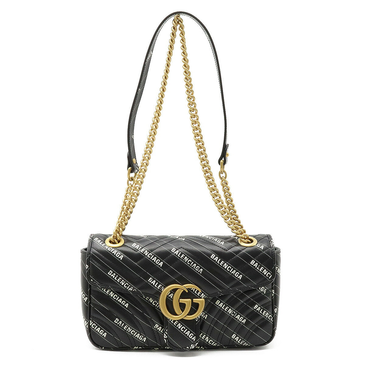 Gucci Luxury Balenciaga  GG Marmont Hacker Small Shoulder Bag
