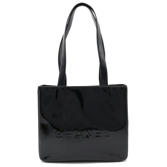 Chanel Coco Mark Logo Patent Tote Bag