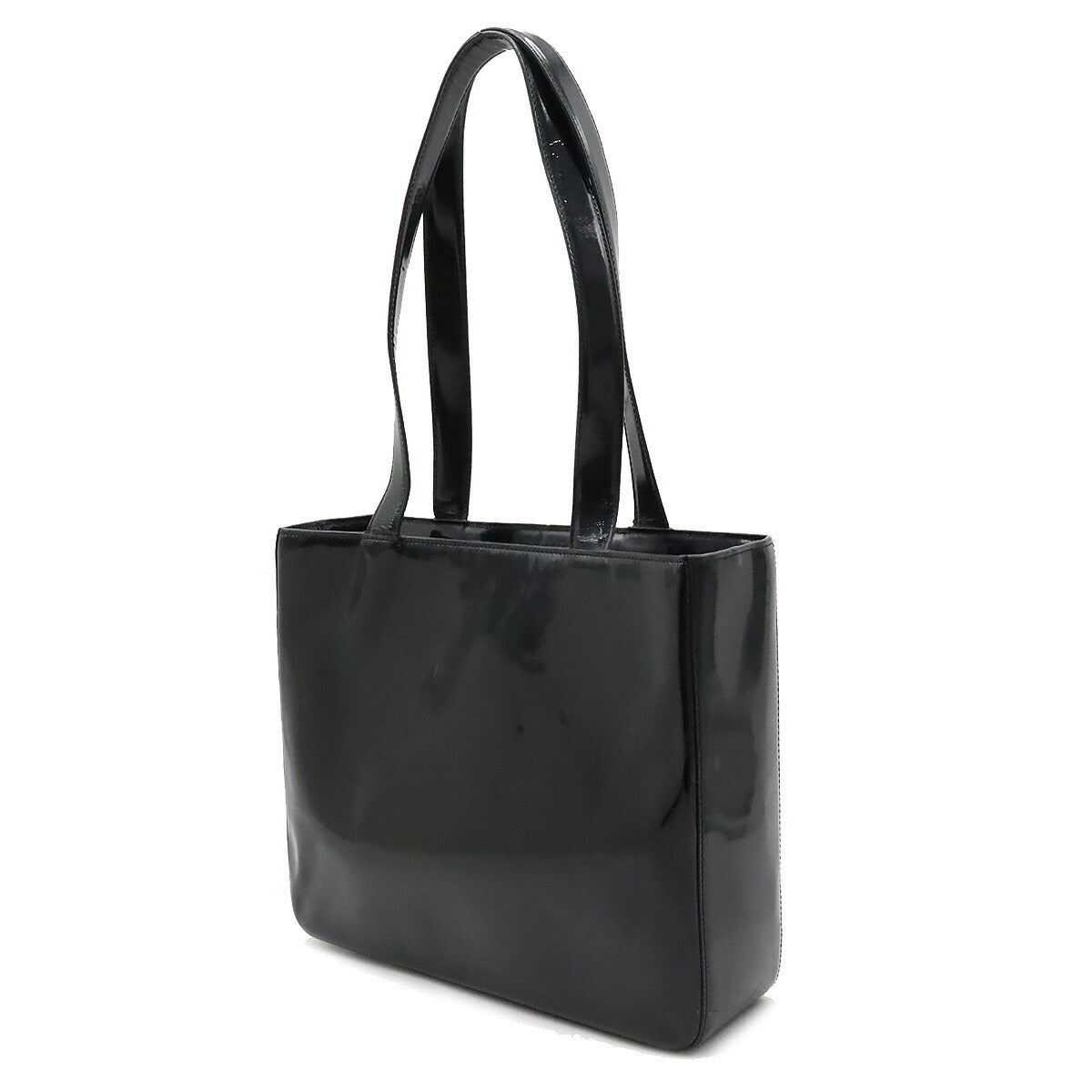Chanel Coco Mark Logo Patent Tote Bag