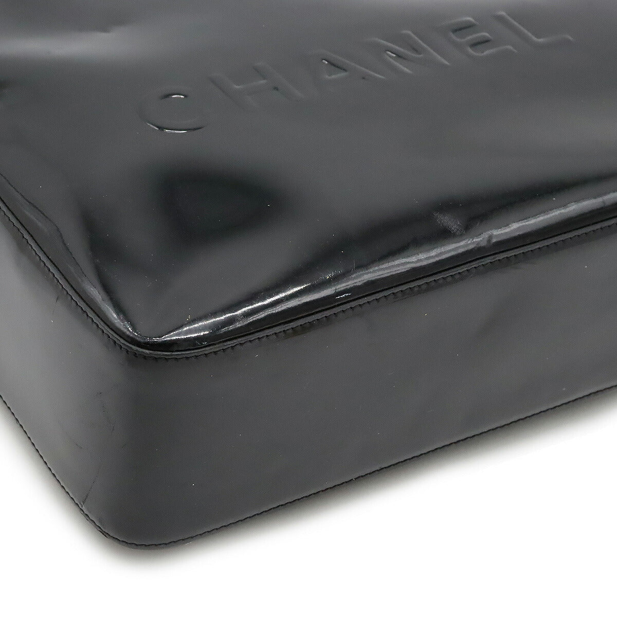 Chanel Coco Mark Logo Patent Tote Bag