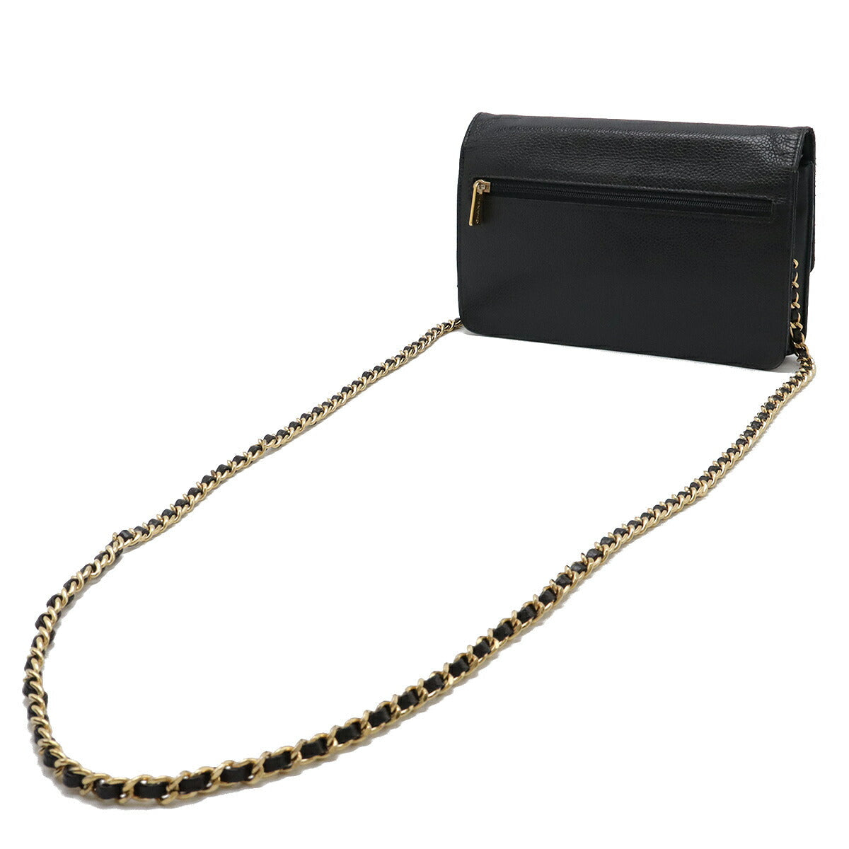 Chanel Coco Mark Caviar Leather Shoulder Bag
