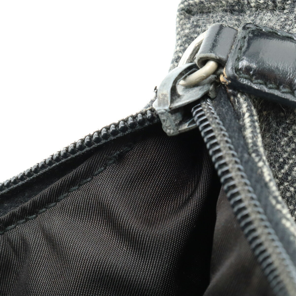 Prada Wool Nylon Accessory Pouch MV515