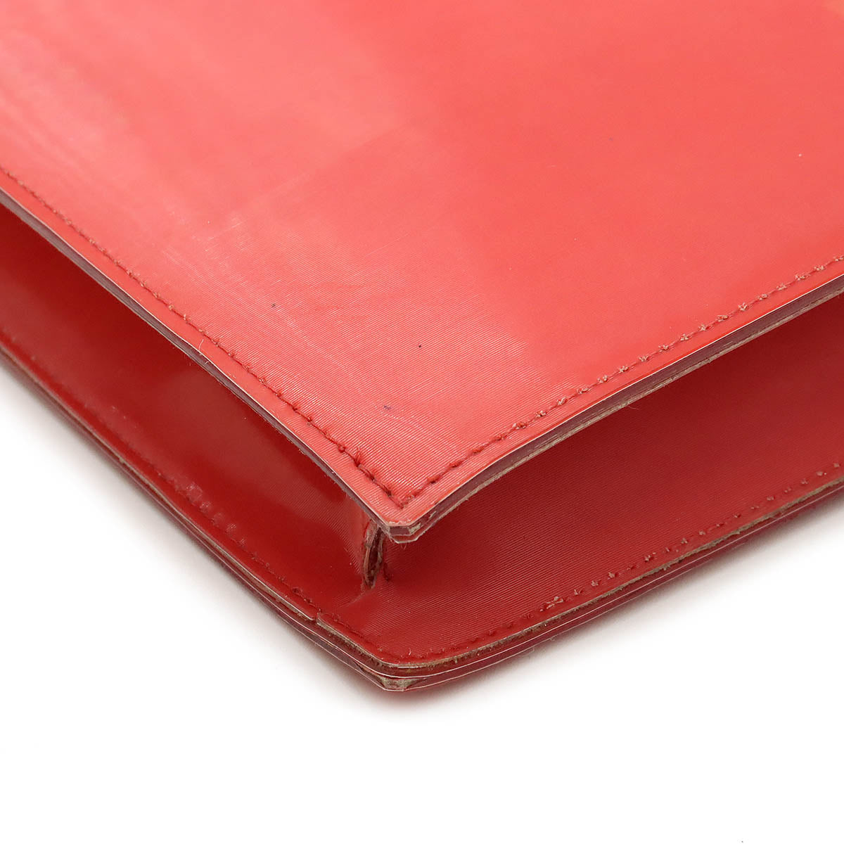 Chanel Hologram Coco Mark Chain Shoulder Bag Red