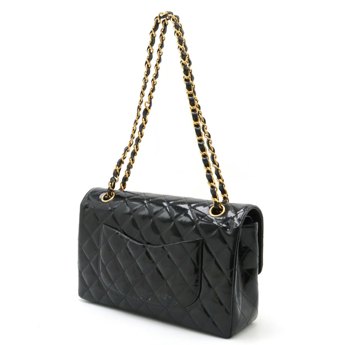 Chanel Matelasse Patent Leather Shoulder Bag