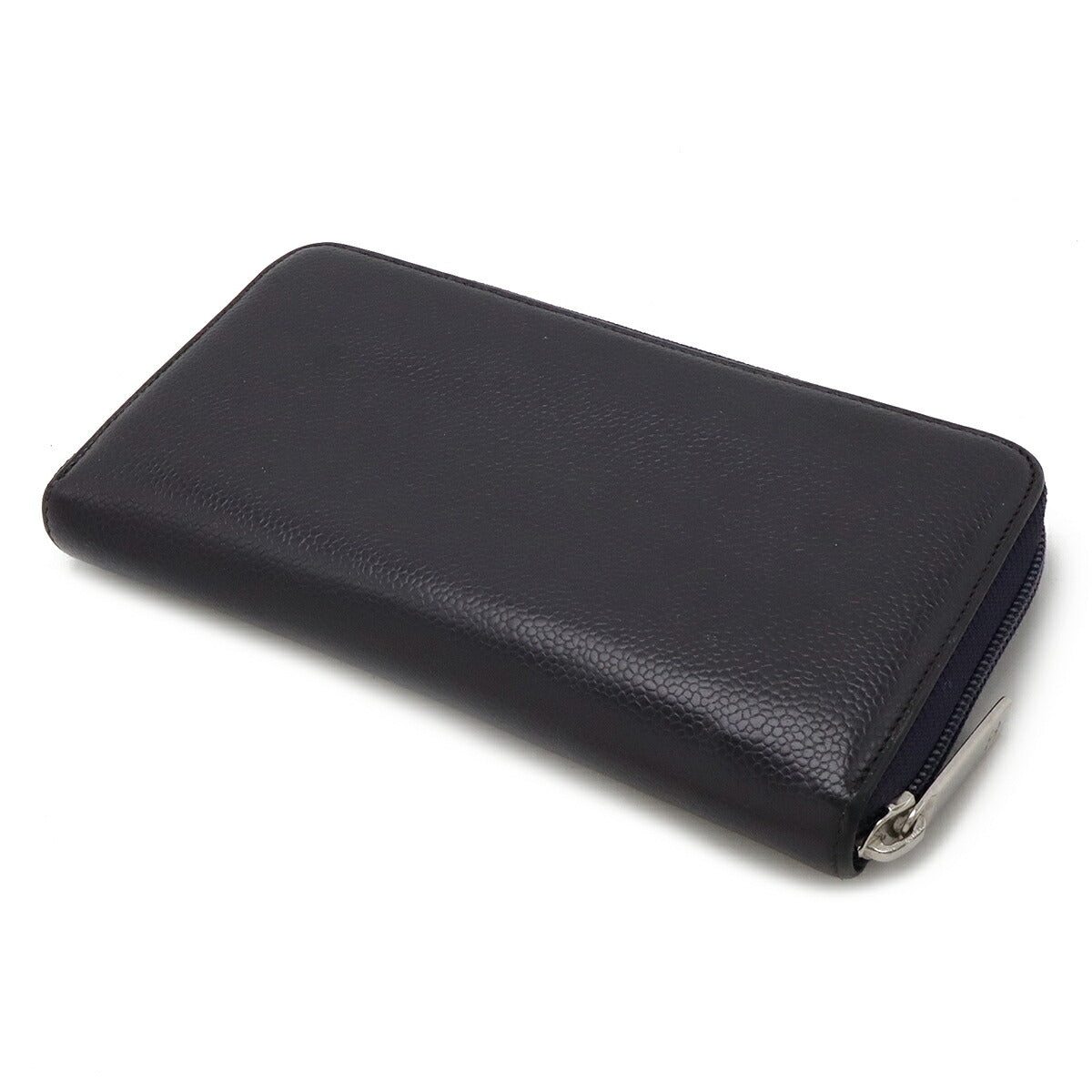 Chanel Caviar Skin Coco Mark Zip Long Wallet A50071