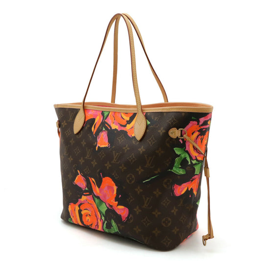 Louis Vuitton Monogram Rose Neverfull MM 2way Bag M48613