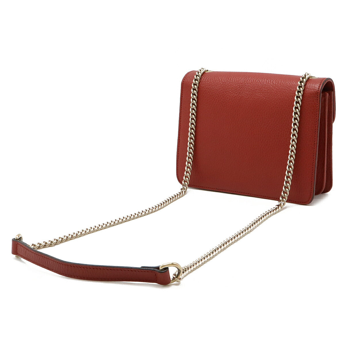 Gucci Leather Interlocking G Chain Shoulder Bag 510304