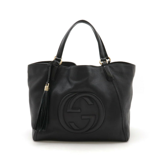 Gucci Soho Leather Tassel Fringe Tote Bag