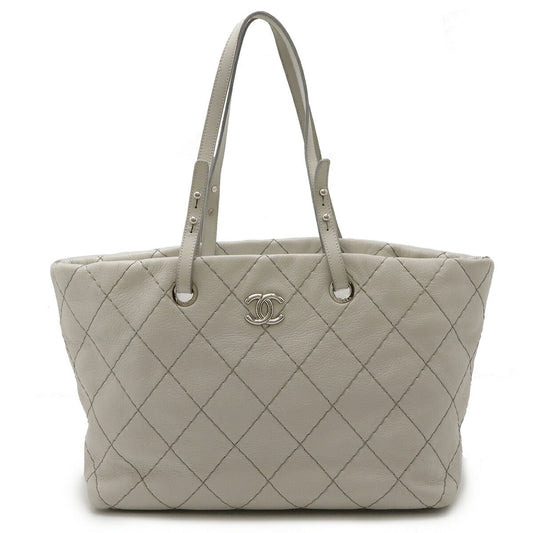 Chanel On the Road Leather Tote Bag