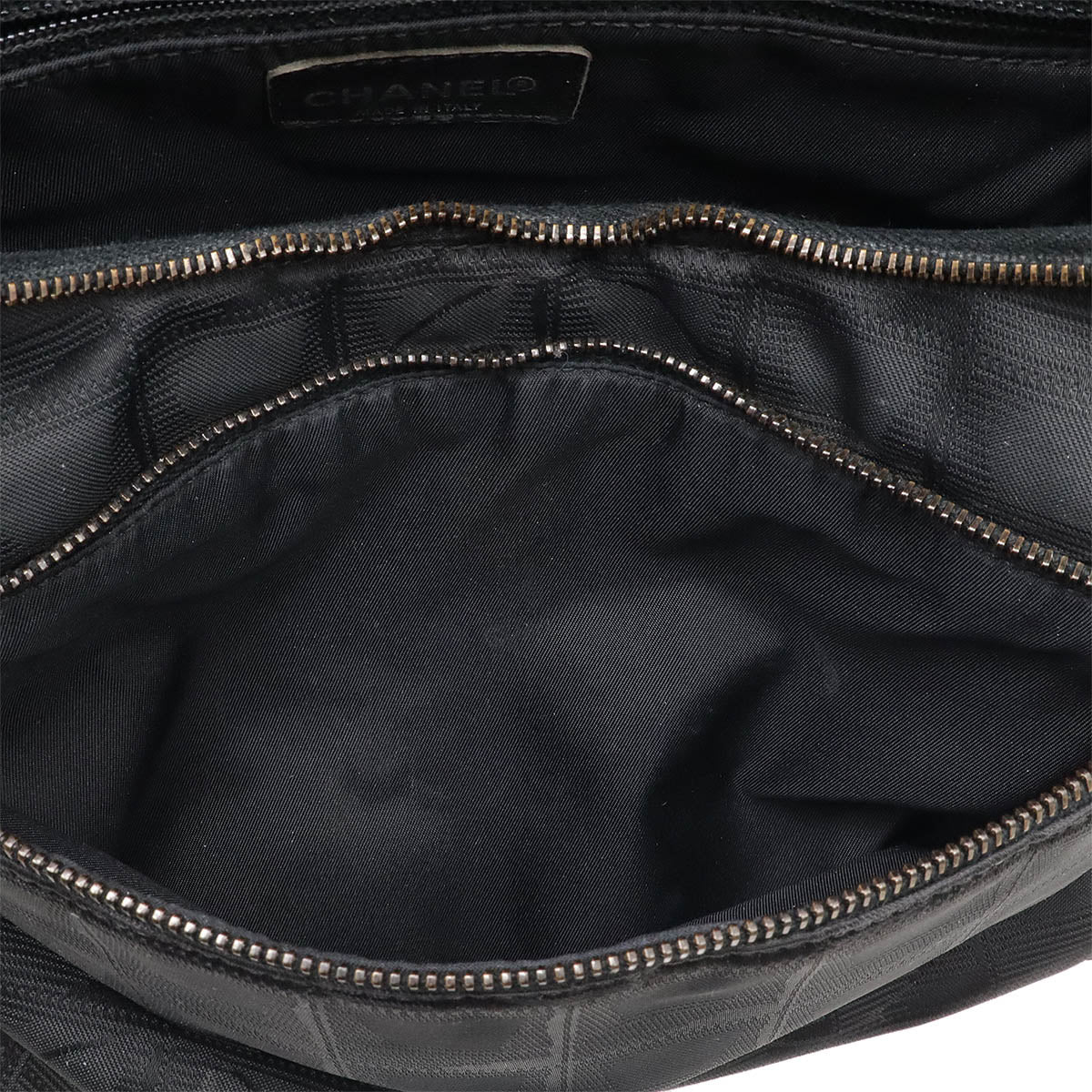 Chanel Nylon Jacquard Leather Backpack A15958