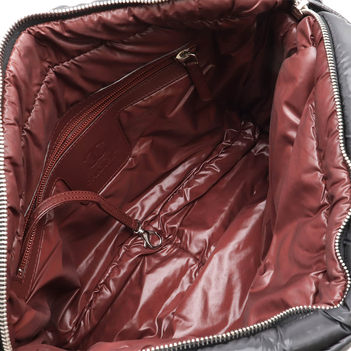 Chanel Nylon/Leather Cocoon Shoulder Bag Black