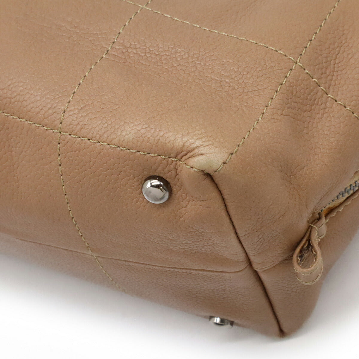 Chanel Caviar Skin Choco Bar Handbag Mini Bag