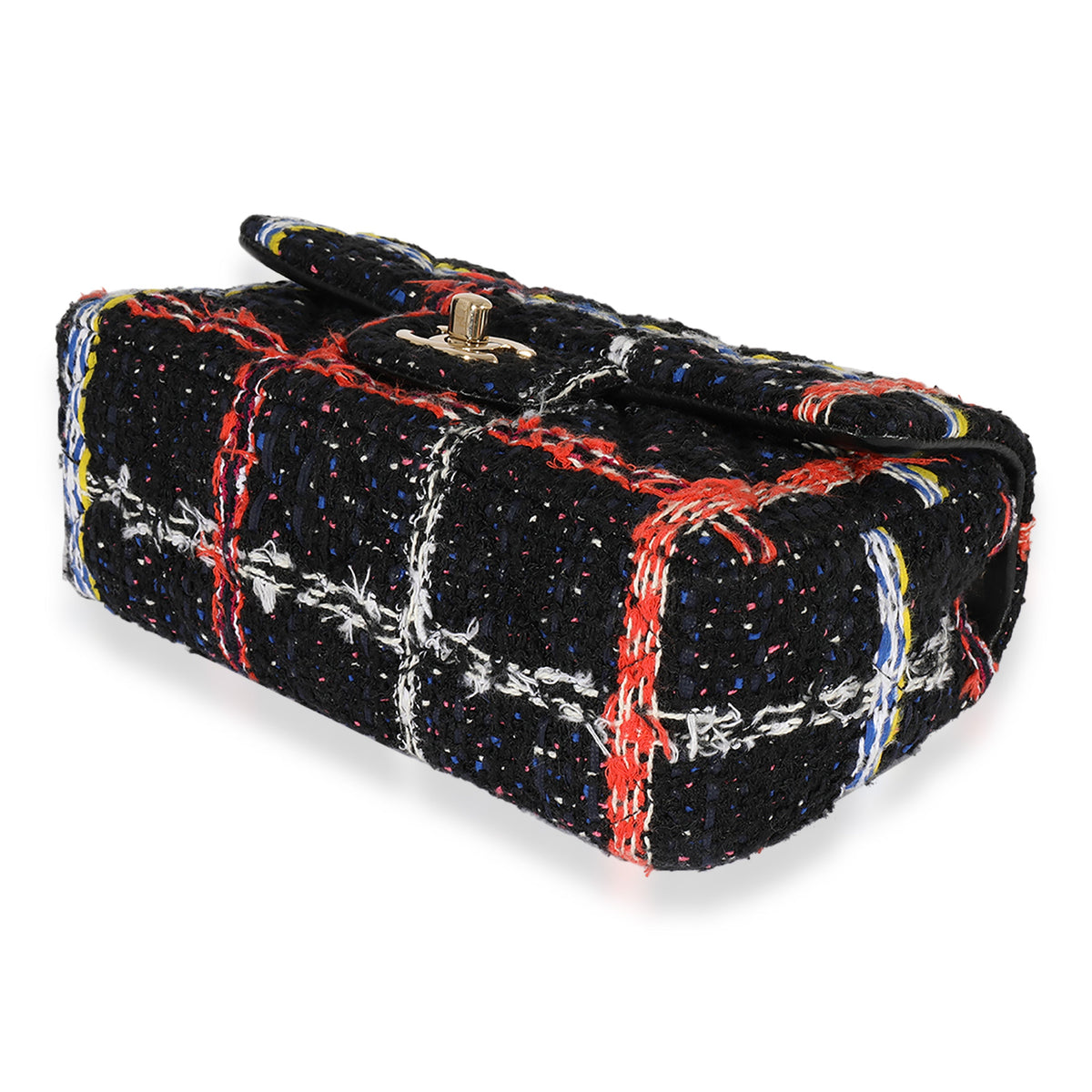 CHANEL Tweed Rectangle Mini Flap