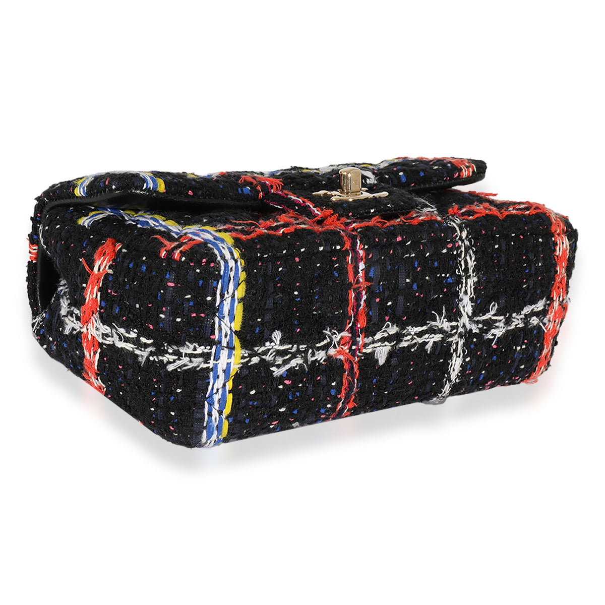 CHANEL Tweed Rectangle Mini Flap