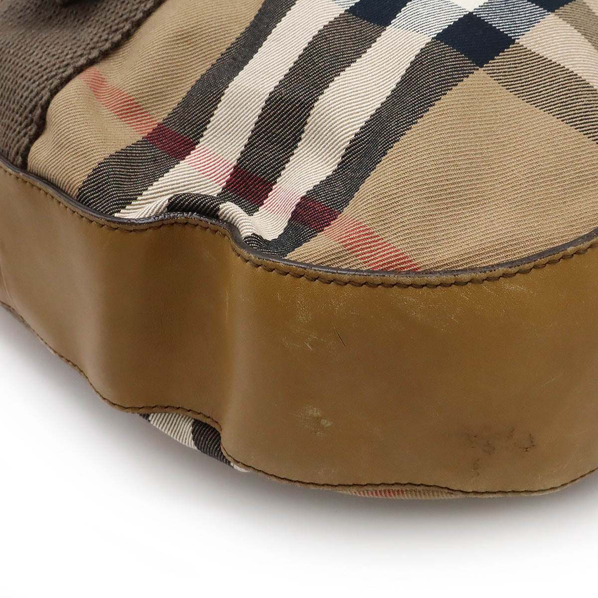Burberry House Check Canvas Leather 2way Shoulder Bag