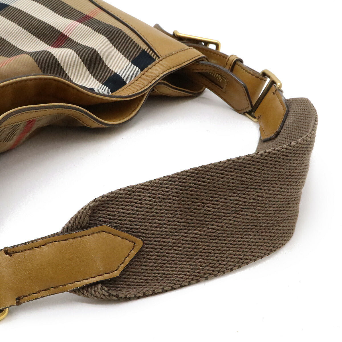 Burberry House Check Canvas Leather 2way Shoulder Bag