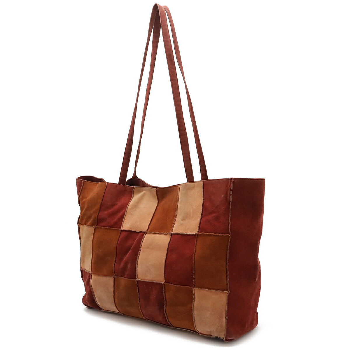 Chanel Suede Patchwork 2way Tote Bag