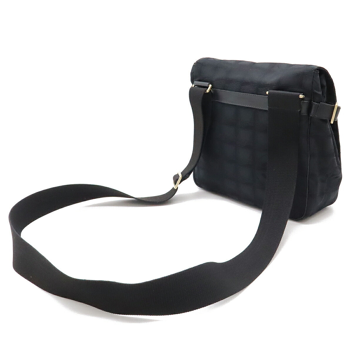 Chanel Nylon Jacquard New Travel Line Shoulder Bag A29347