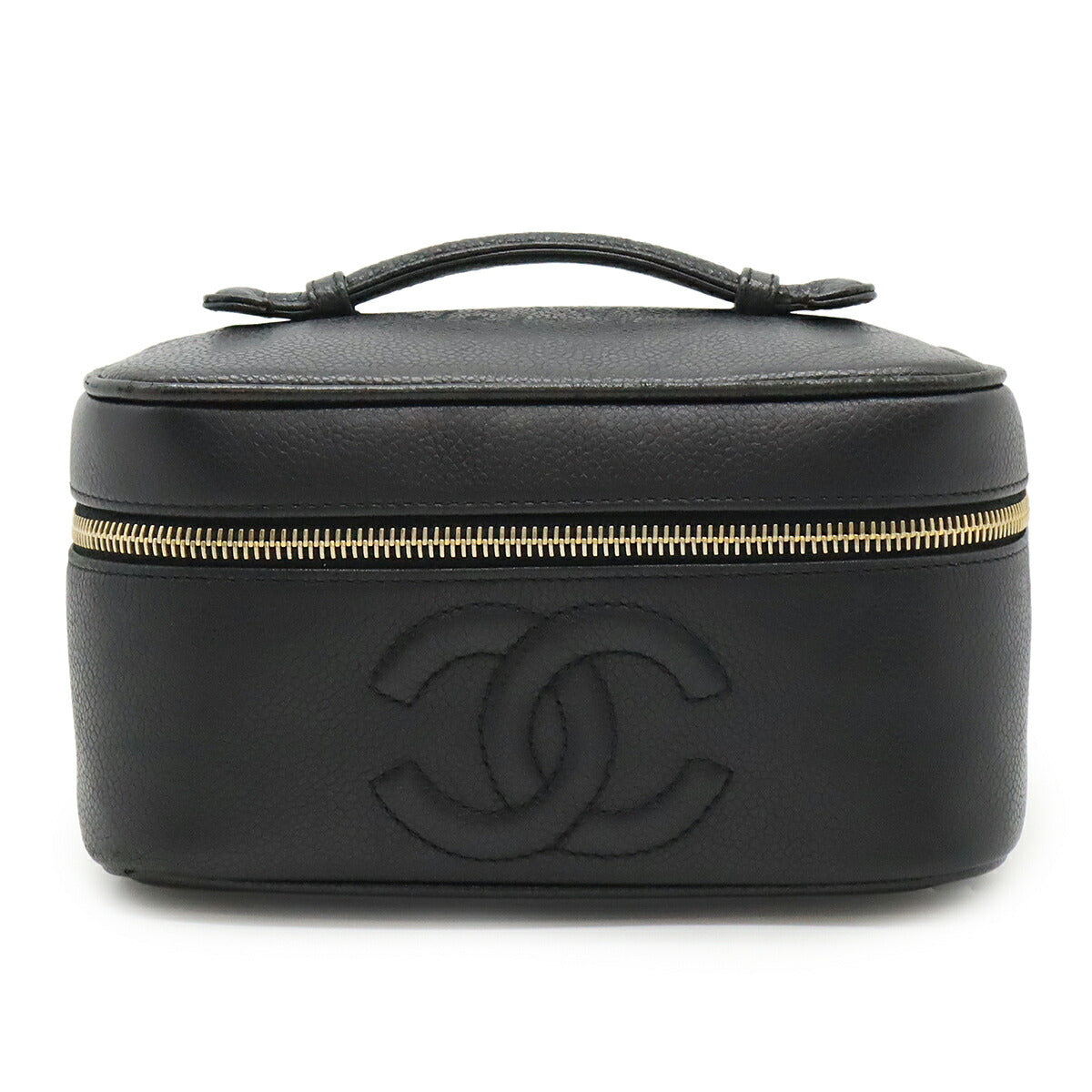 Chanel Coco Mark Caviar Skin Vanity Bag