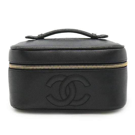 Chanel Coco Mark Caviar Skin Vanity Bag