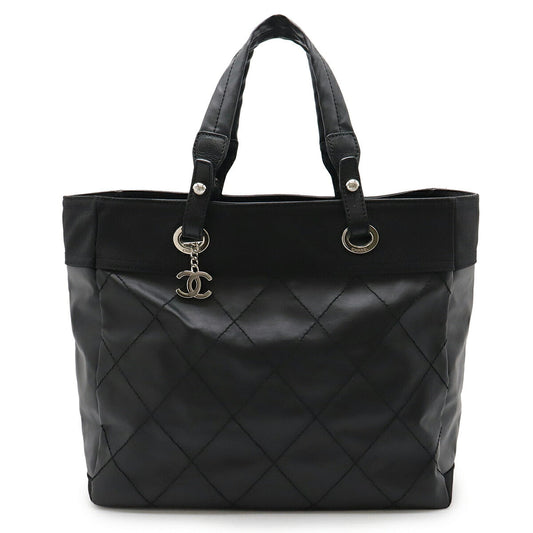 Chanel Paris Biarritz Coated Canvas Tote Bag