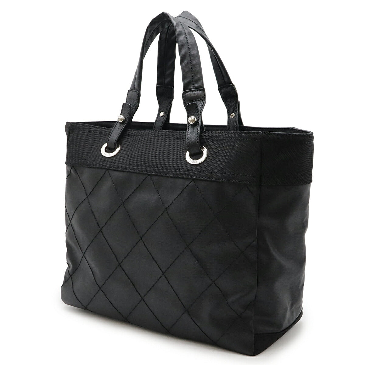 Chanel Paris Biarritz Coated Canvas Tote Bag