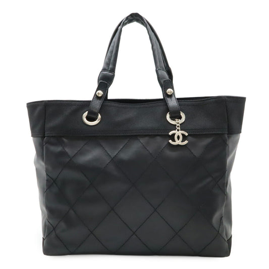 Chanel Paris Biarritz Coated Canvas Tote Bag
