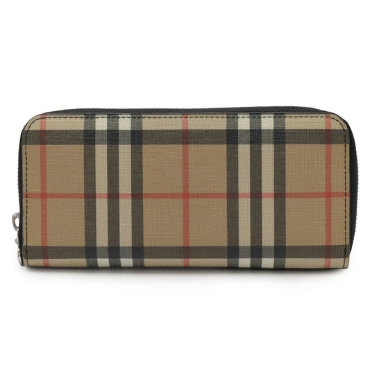 Burberry Check PVC Long Wallet