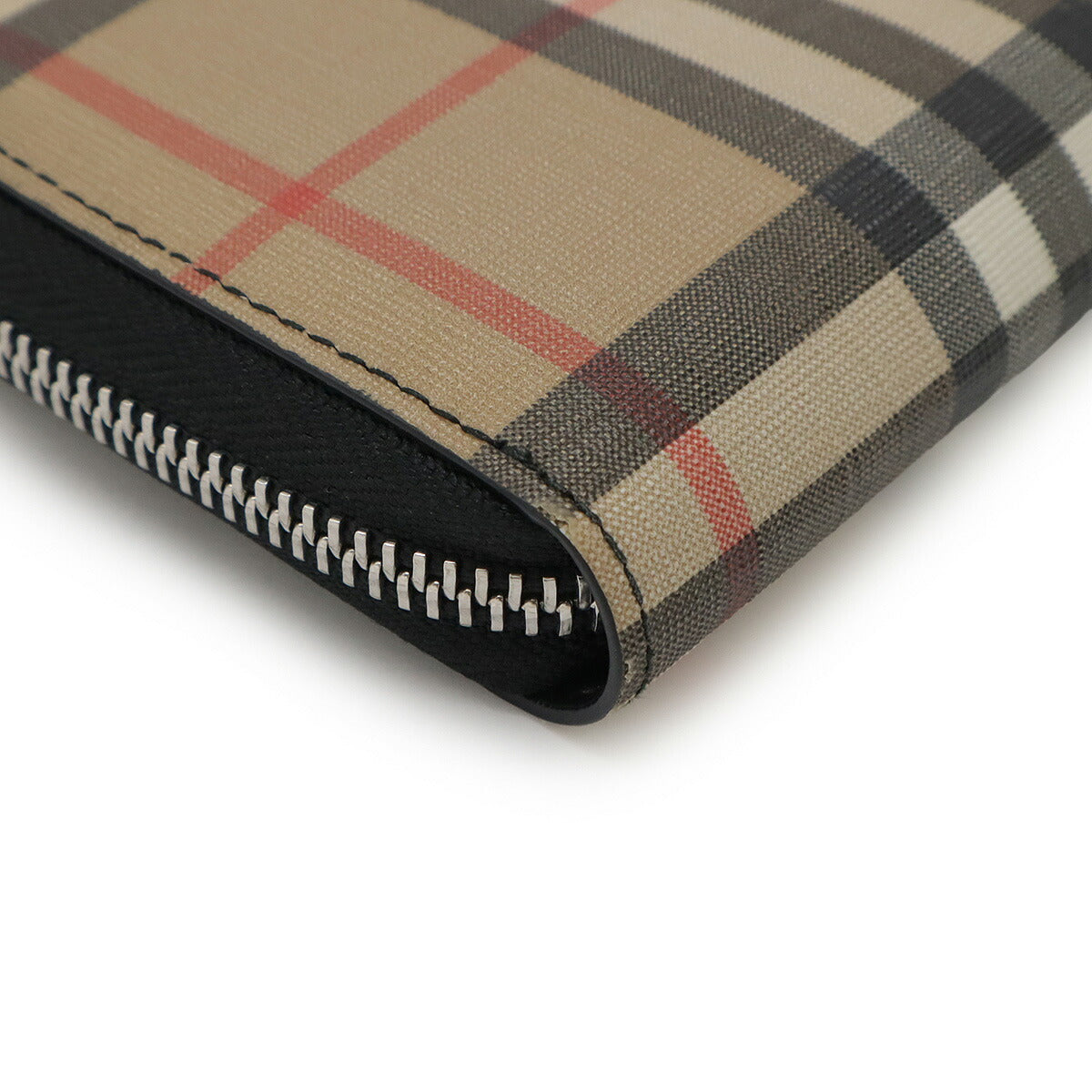 Burberry Check PVC Long Wallet
