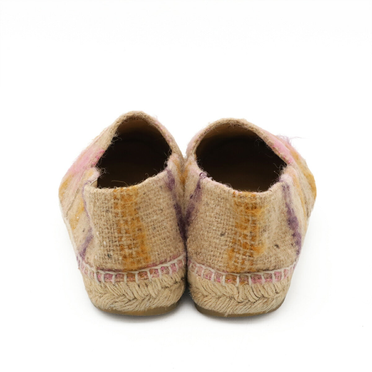 Chanel Linen Wool Flat Shoes