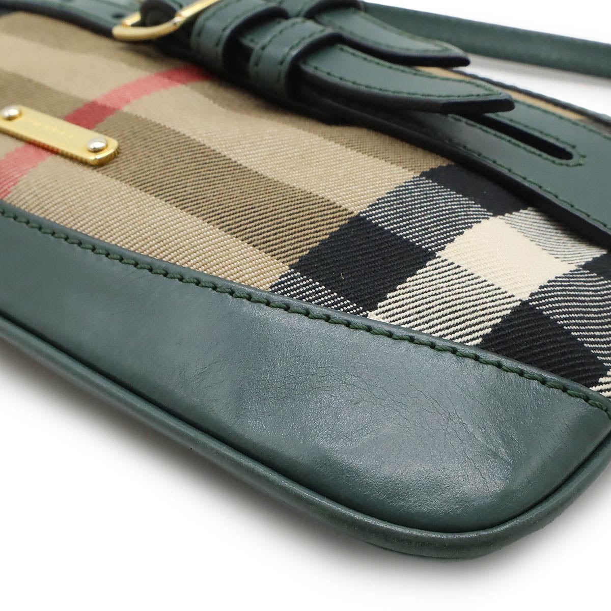 Burberry House Check Canvas Leather 2way Shoulder Bag