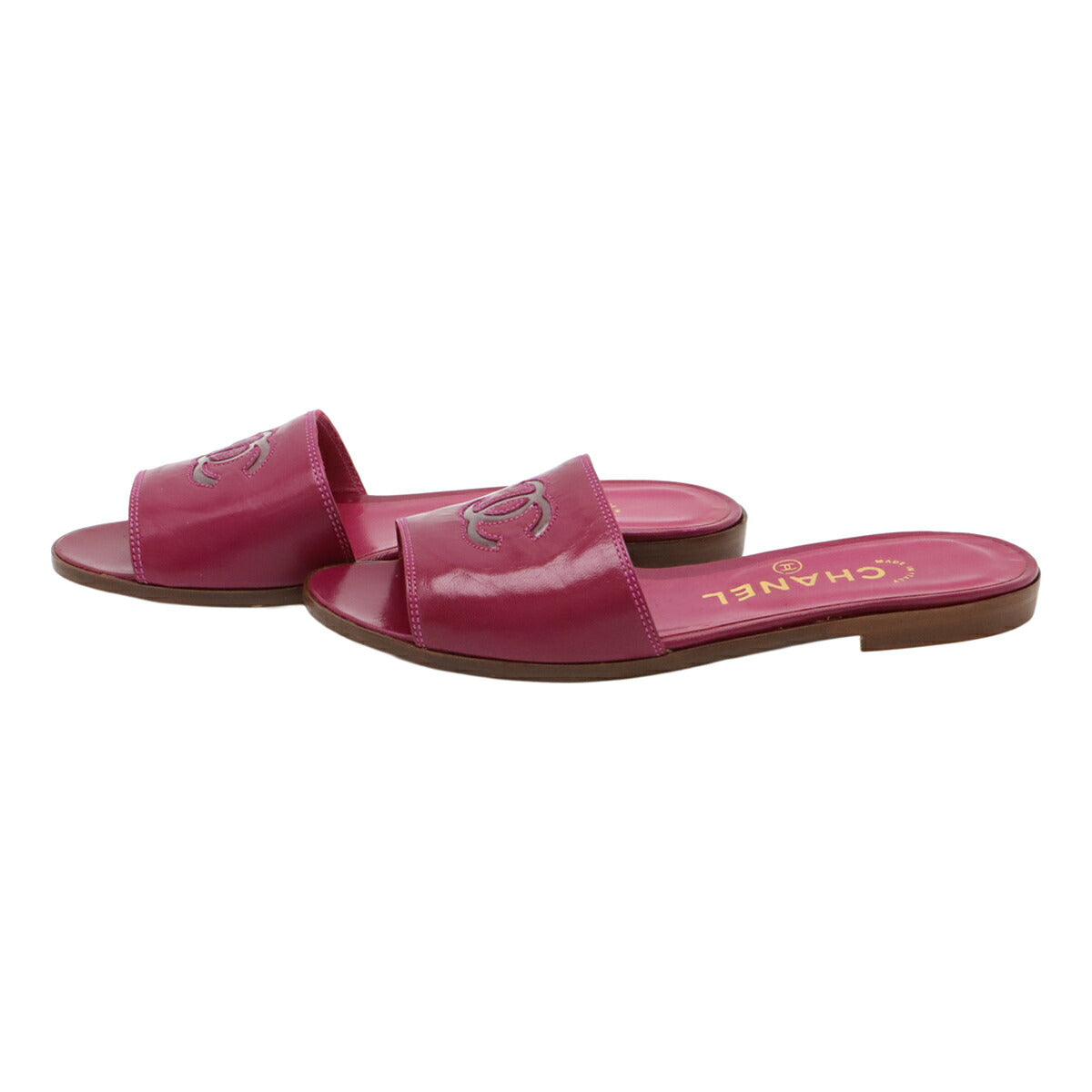 Chanel Coco Mark Leather Sandals