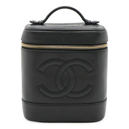 Chanel Coco Mark Caviar Skin Vanity Bag