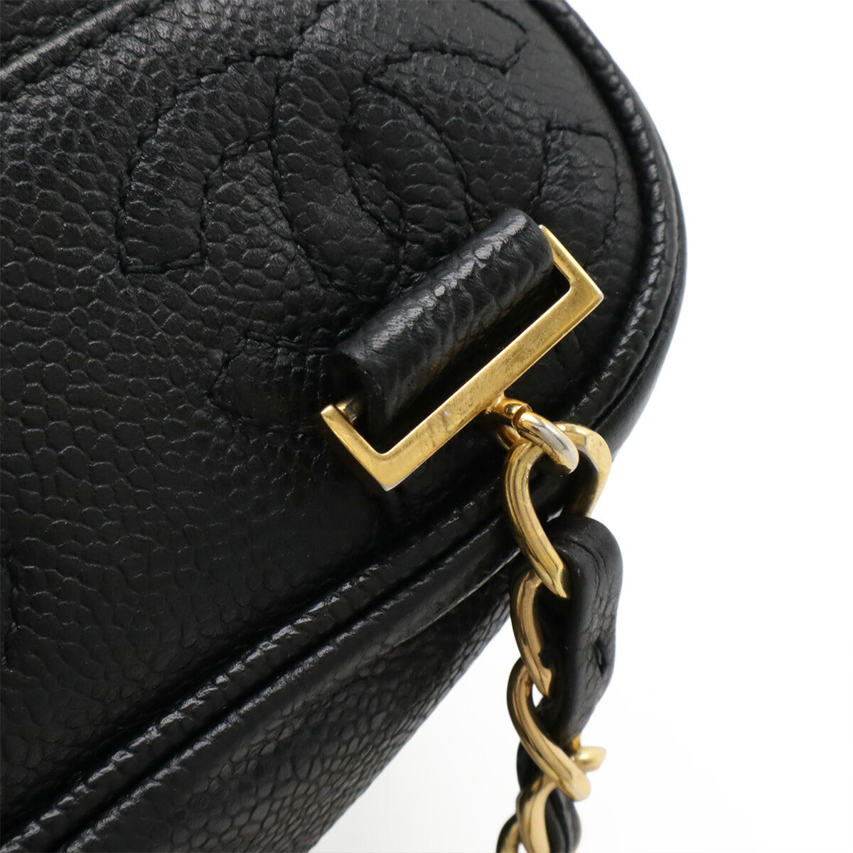 Chanel Triple Coco Caviar Leather Backpack