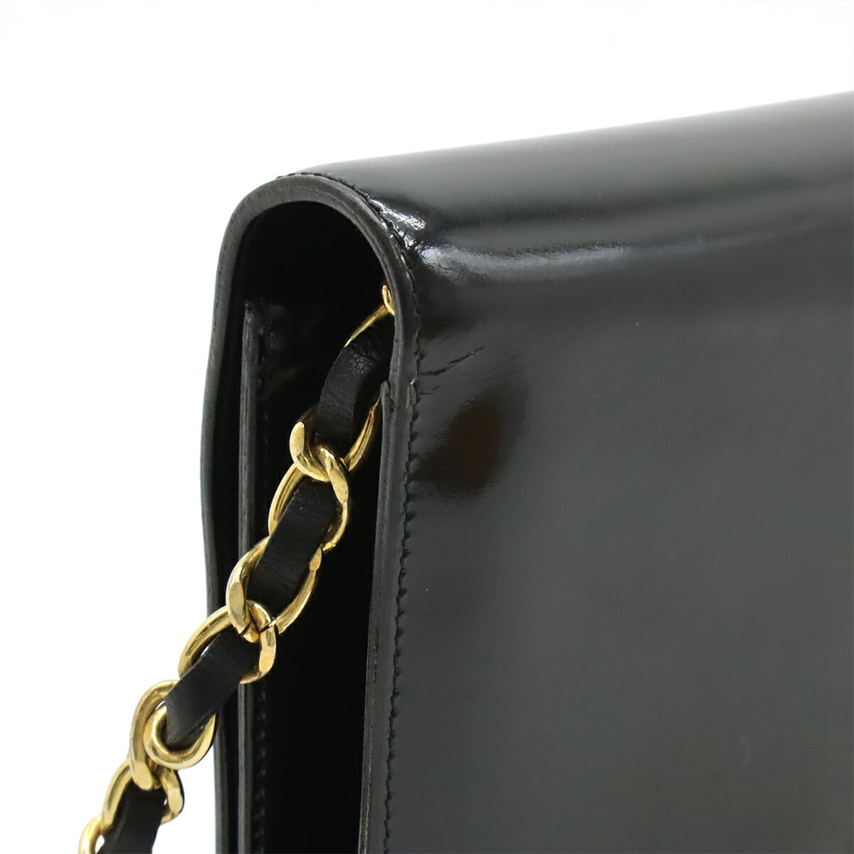 Chanel Patented Leather Shoulder Bag