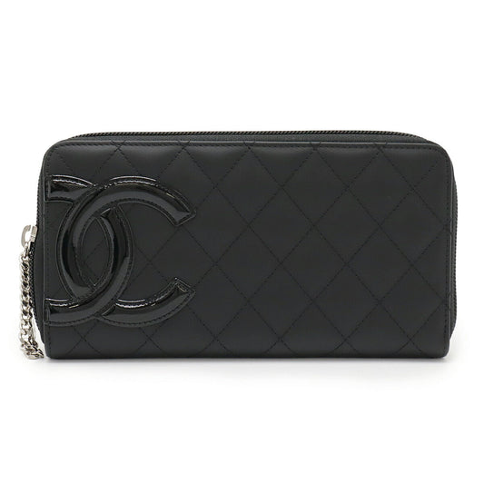 Chanel Cambon Line Soft Calf Long Wallet